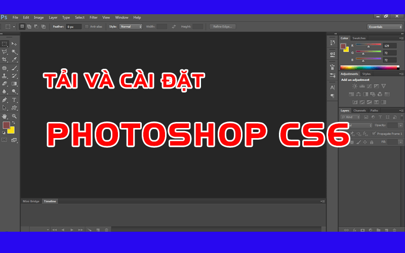 Tải phần mềm adobe photoshop cs6